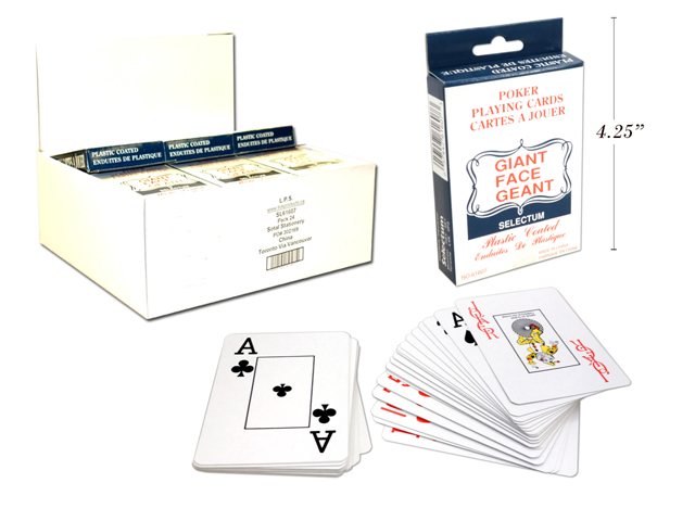 JEUX DE CARTES AVEC CHIFFRES GÉANTS - JEUX DE SOCIÉTÉ / Cartes à jouer